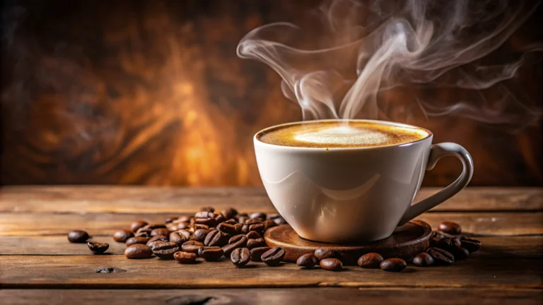 fliiżanka z kawą cappucino