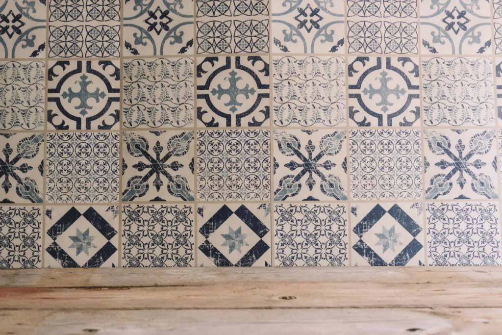 płytki w kuchni Mocha Mousse Studio wnętrz BK Wrocław