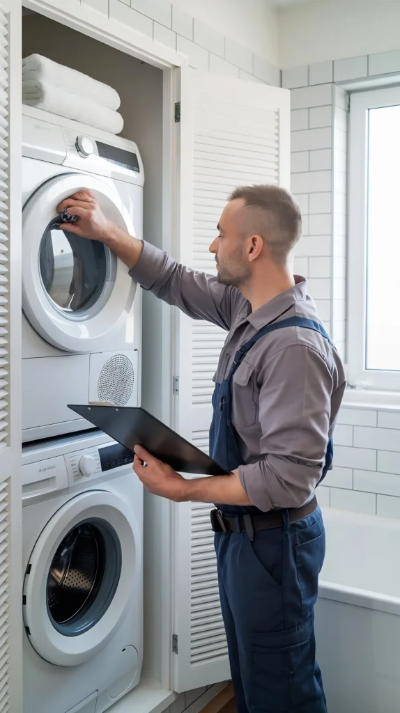 meble łazienkowe zabudowa pralki i suszarki