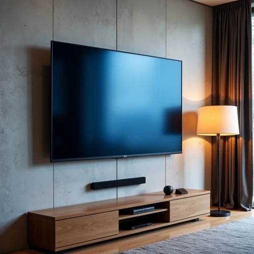 Betonowa ścian TV studio projektowe Wrocław Barbara Kuziomko