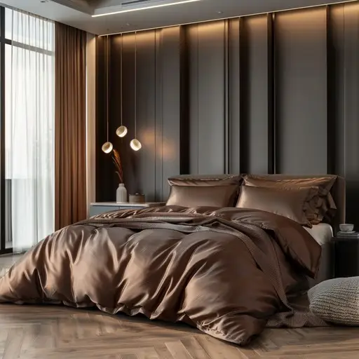 projekt luksusowej sypialni studio Kuziomko,