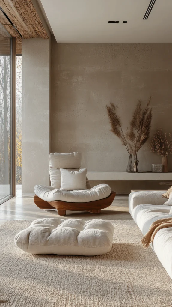 czy architekt wnetrz jest potrzebny - elegancki salon z fotelem kontiki studi wnętrz Wrocław Barbara Kuziomko